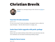 Tablet Screenshot of cbrevik.com